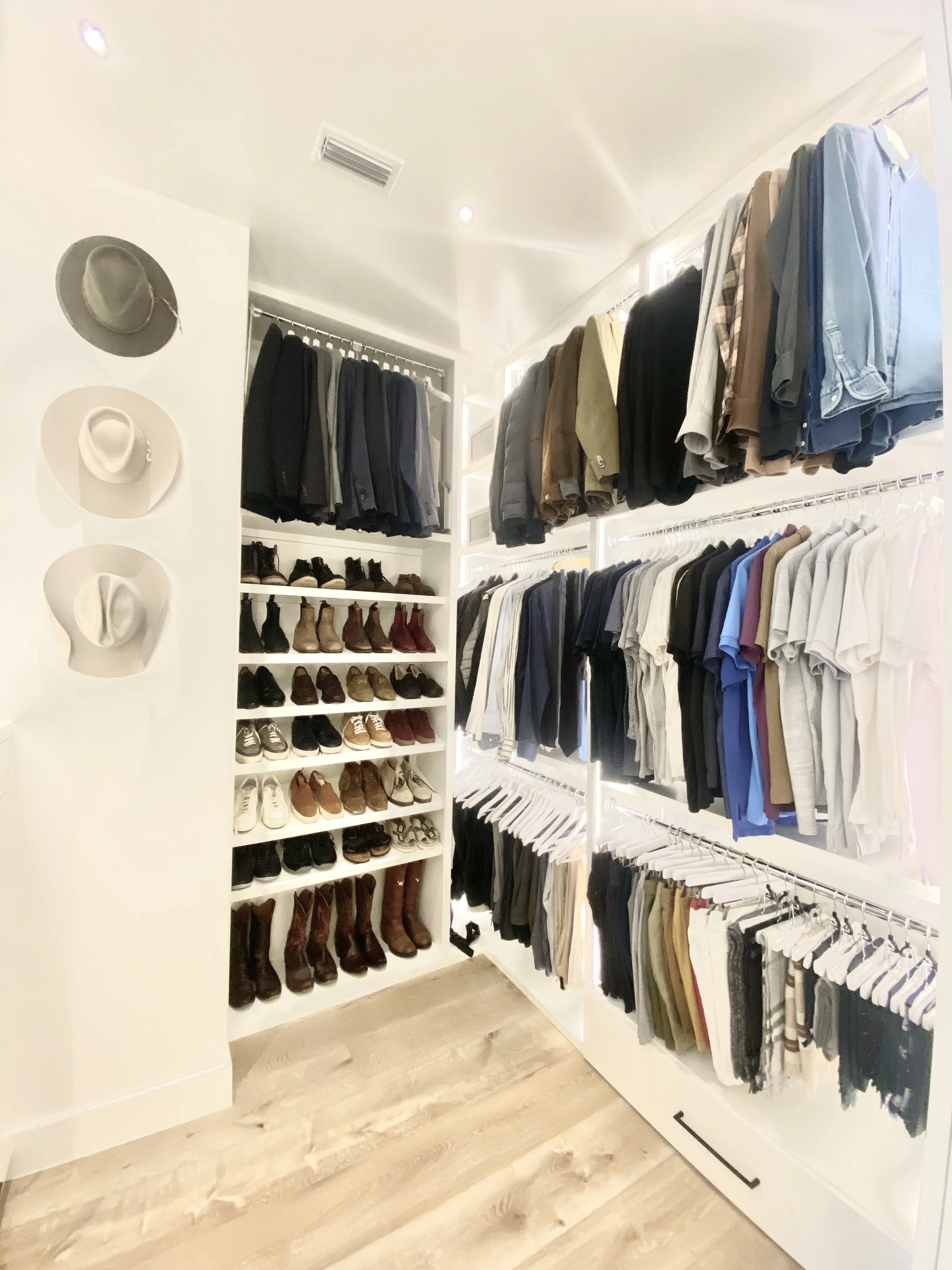 Master Closet Inspiration Gallery — Graceful Spaces Organizing