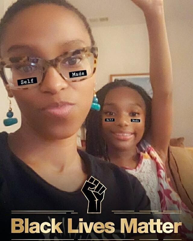 This year's JUNETEENTH celebration has been real with my daughters ✊🏾🖤💚❤ Shout out to my neighbors for lighting up the sky for us! Supported a Black owned restaurant and listened to two of my faves on verzuz. Educated others on my various platform