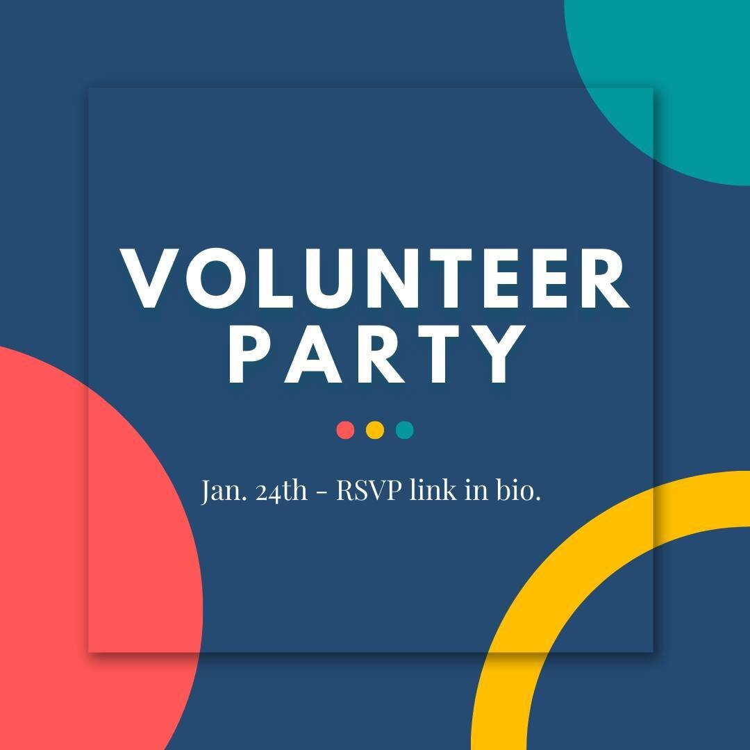 If you are a volunteer at TCLA, we want to thank you by throwing you a party!  Sign up this week to attend our Volunteer Party on 1/24! Use the link in the bio to register.