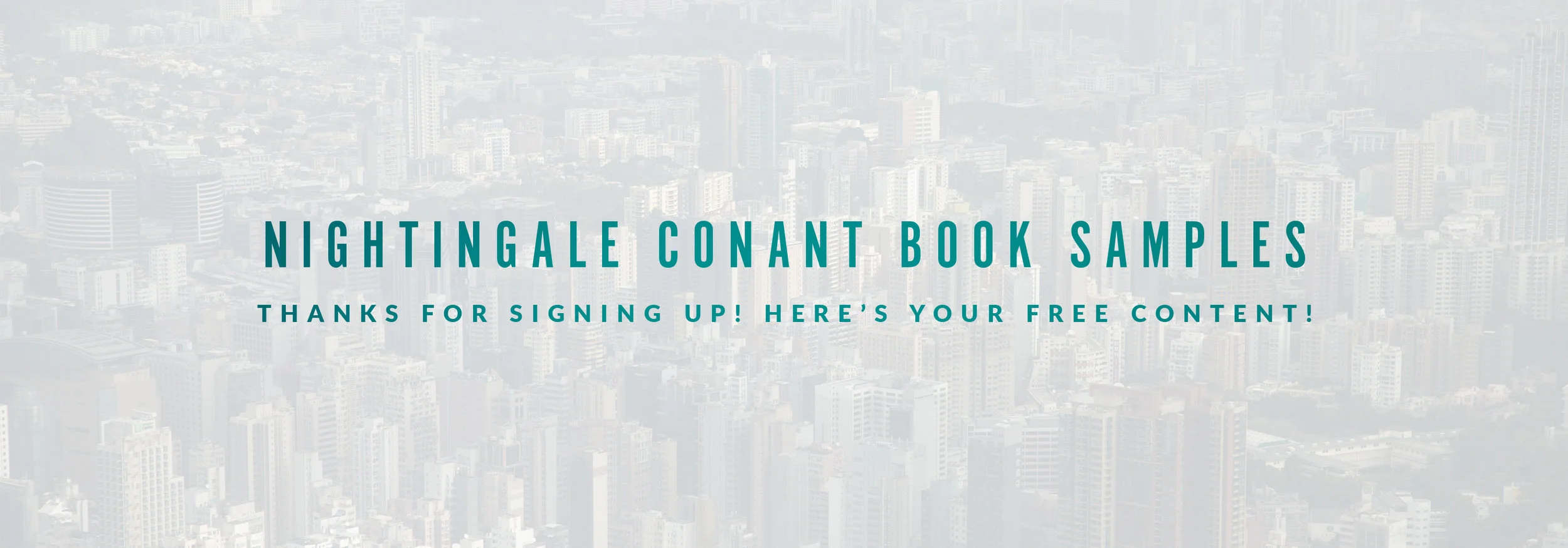 Nightingale Conant Book Samples