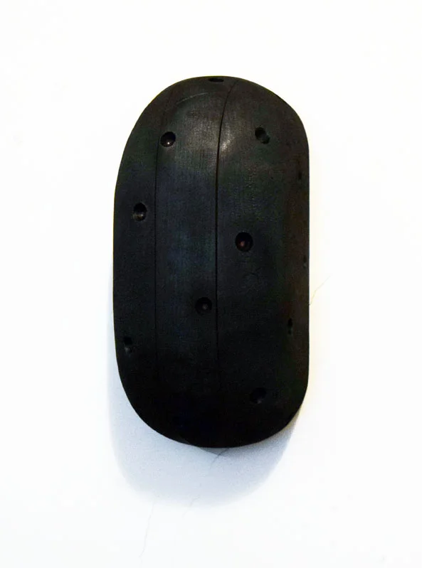 charred with dots, wood, 2017