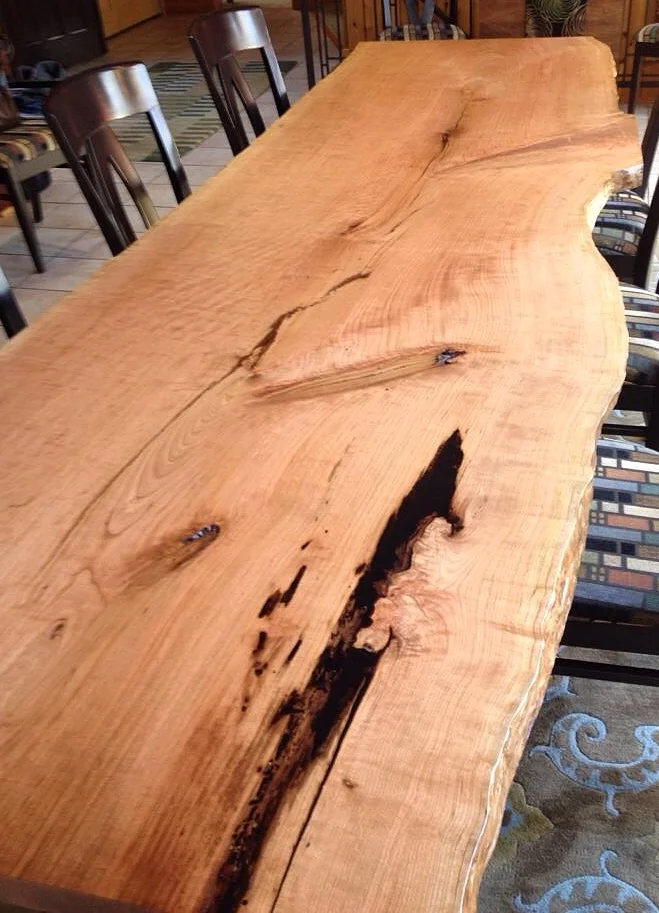 live edge cherry table top