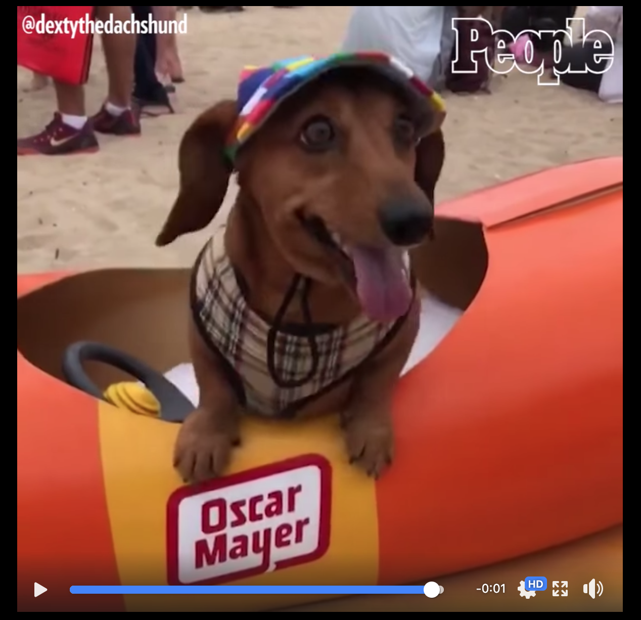 As a former Hotdogger, I get every Wienermobile post that’s out there, which is great. This one was a first (or should I say a “wurst first.” ;)