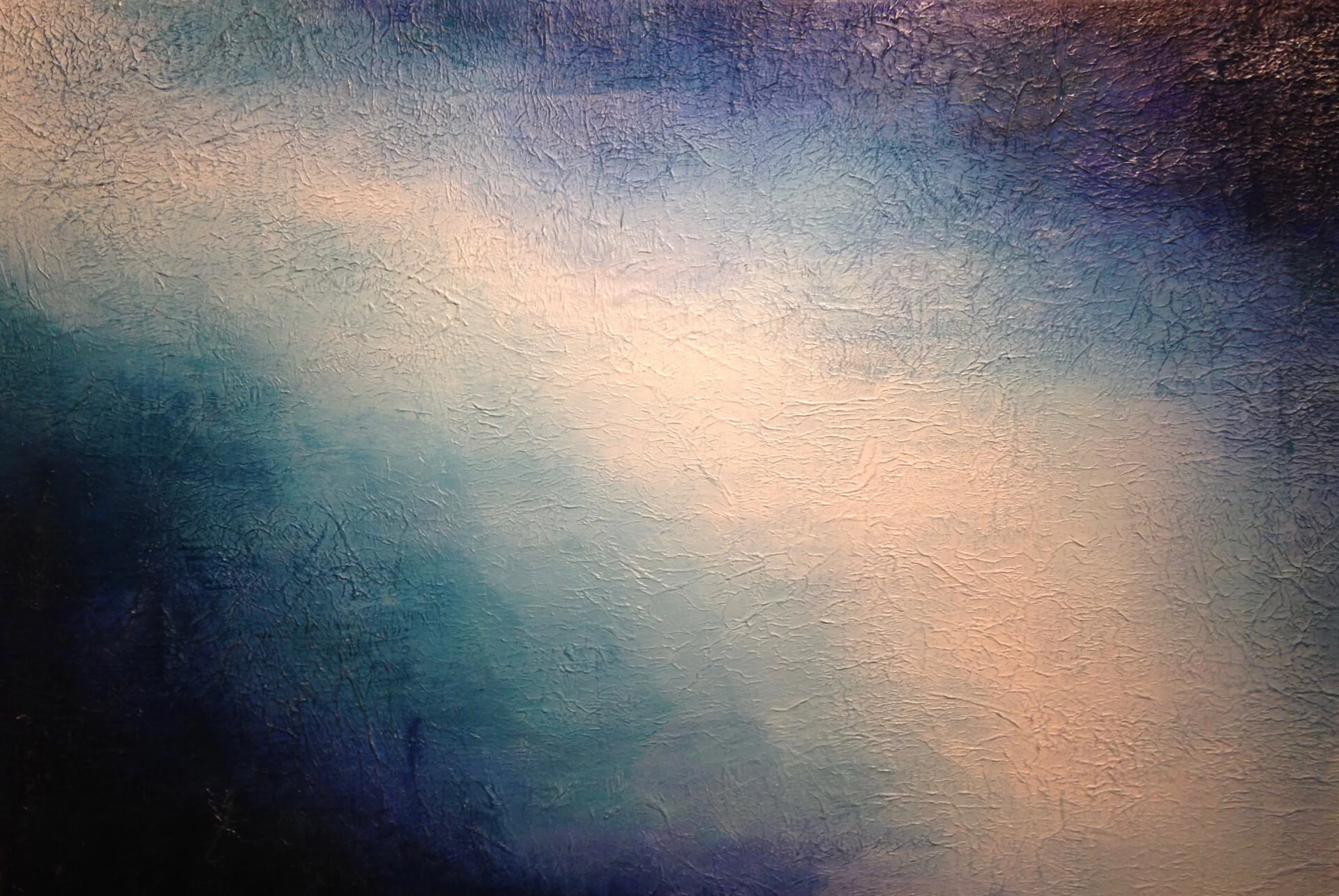 Untitled 124 x 36”, Acrylic and Mixed Media on Canvas, SOLDIn Private Collection