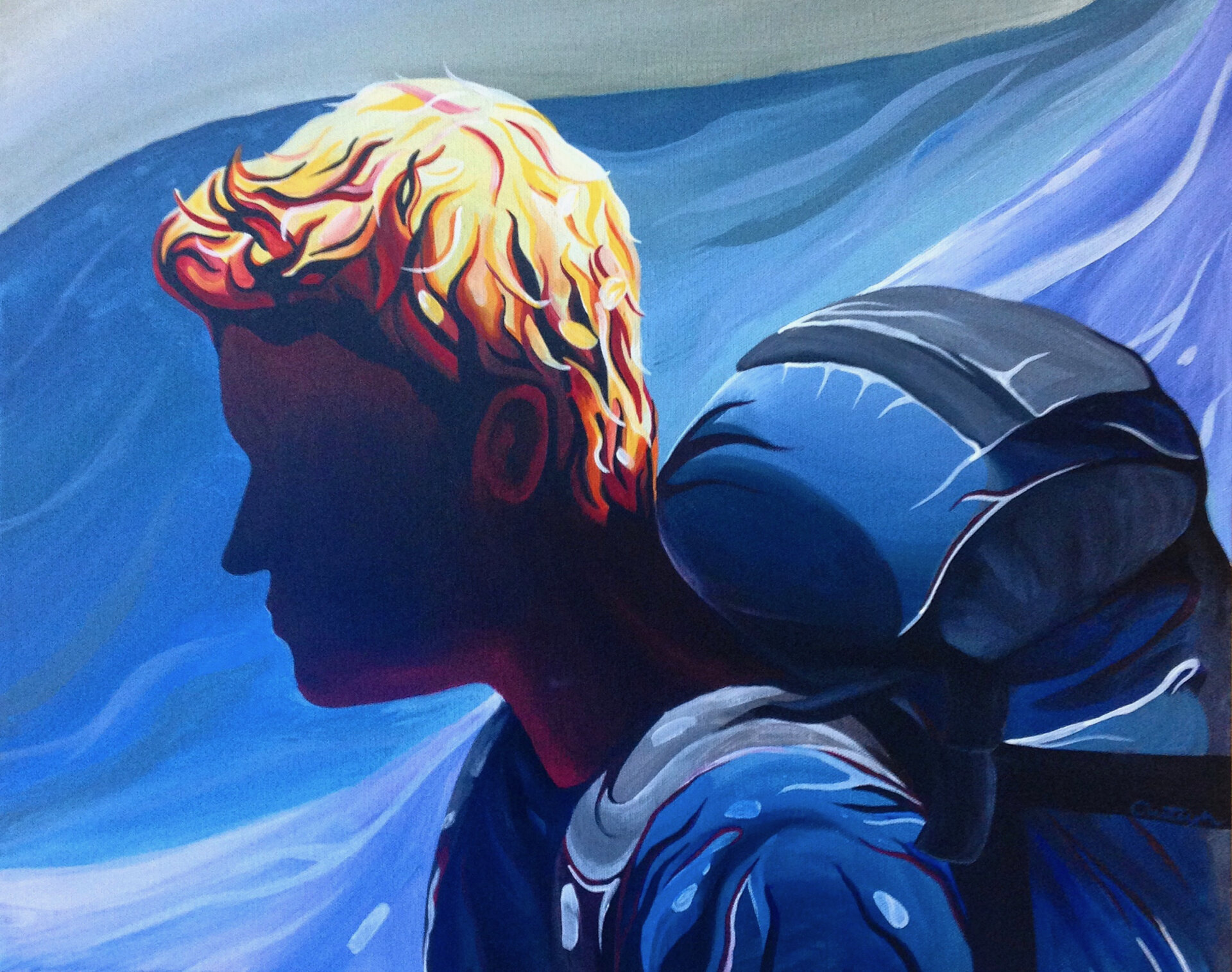 Anders11 x 14”, Acrylic on Canvas, NFS