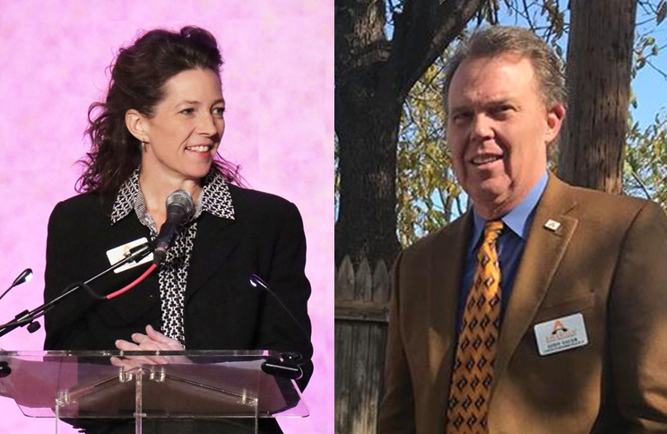 Mayor Ginger Nelson, Councilman Eddy Sauer Photos by Campaigns