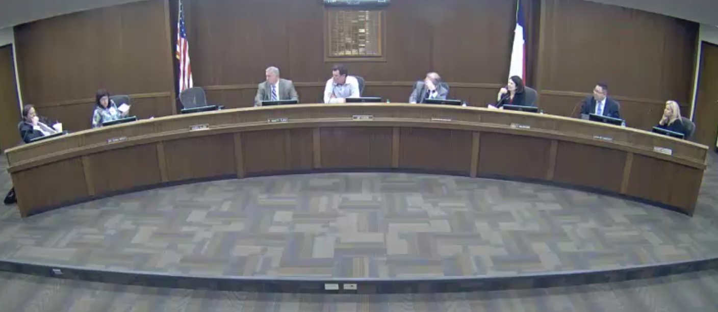 AISD Board Meets (Austin is center) Photo by AISD