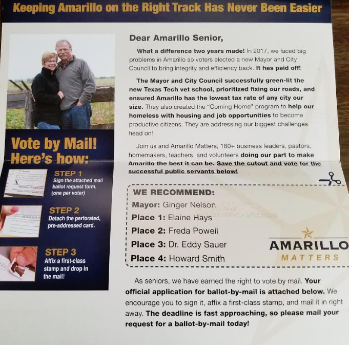 Amarillo Matters Mailer Photo by Thomas Warren III