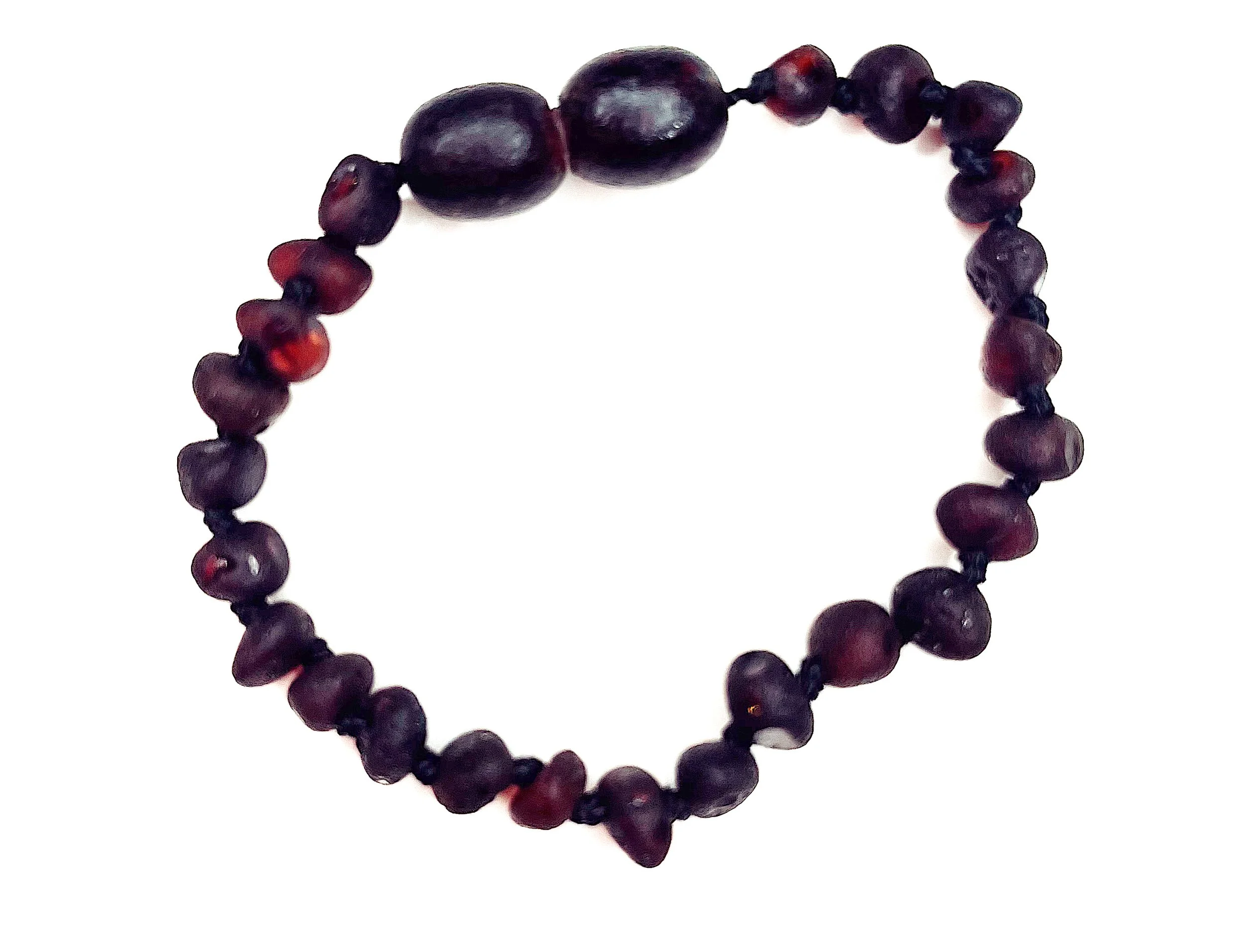 unpolished blackberry anklet.jpeg