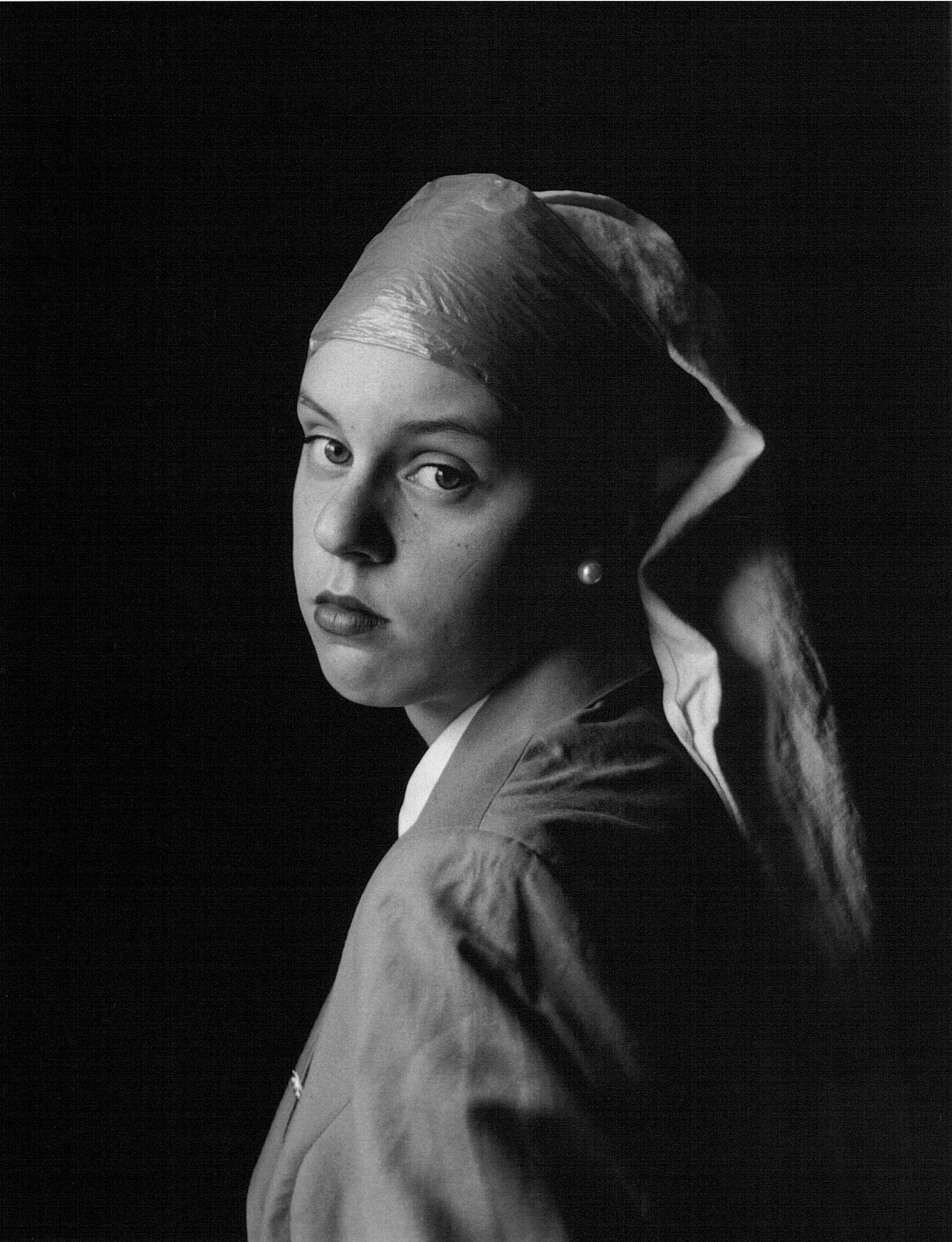 Girl in a Plastic Bag 1