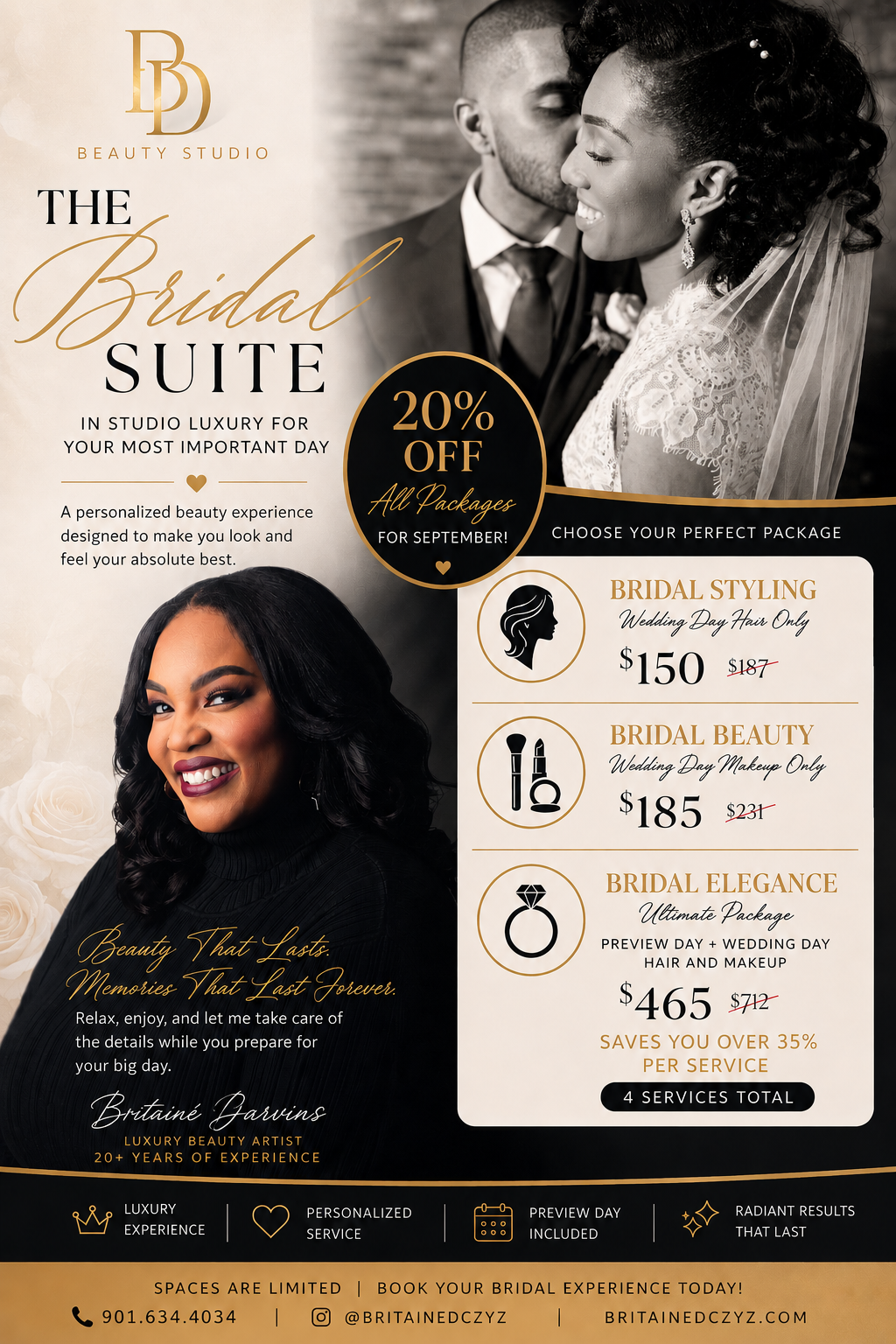 Wedding hair and makeup special