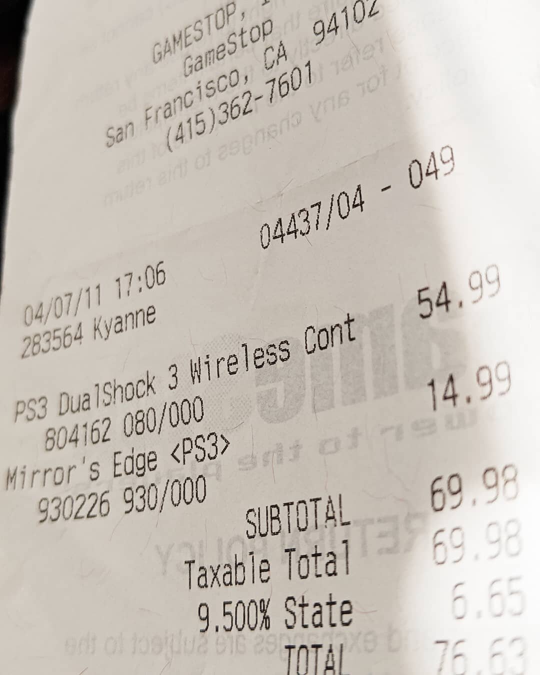 Ready for #2011 @playstation prices 🤑
Shout out to @ea for publishing #mirrorsedge