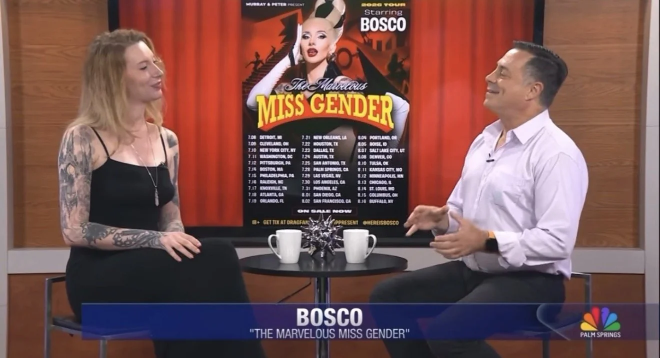 Bosco discusses The Marvelous Miss Gender on NBC Palm Springs