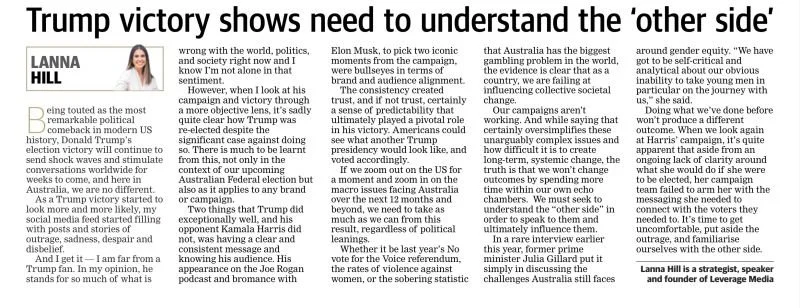 You can’t influence who you don’t understand