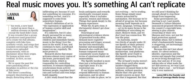 Why AI can’t replace the human core of creativity