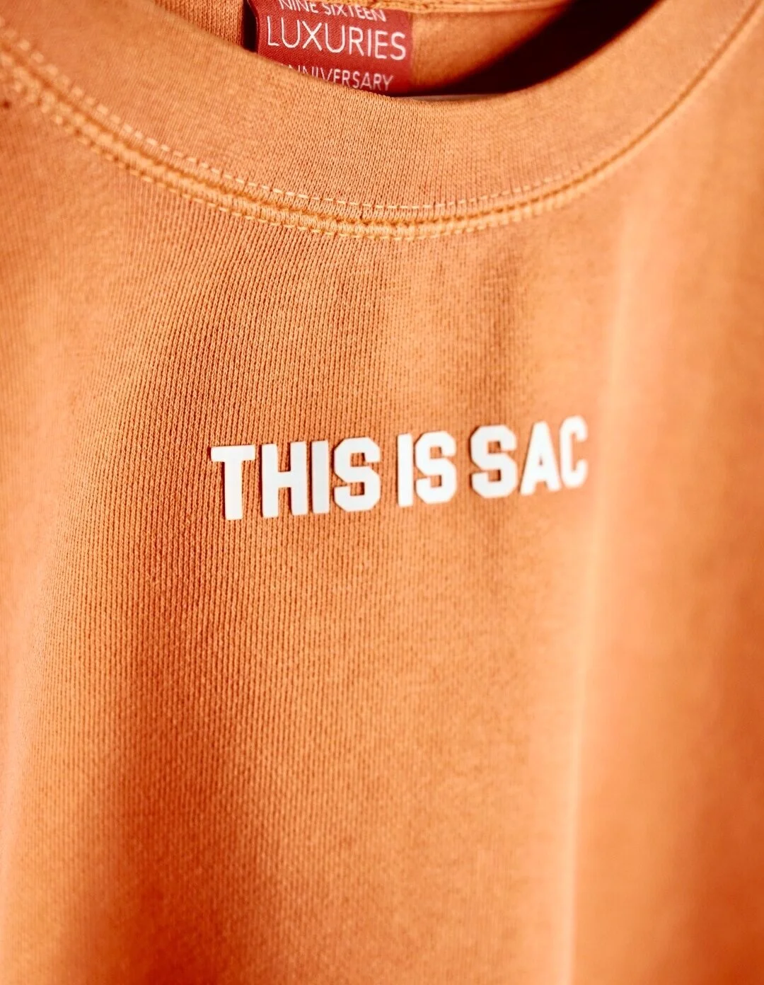 Burnt Orange 2020 Anniversary Crewneck