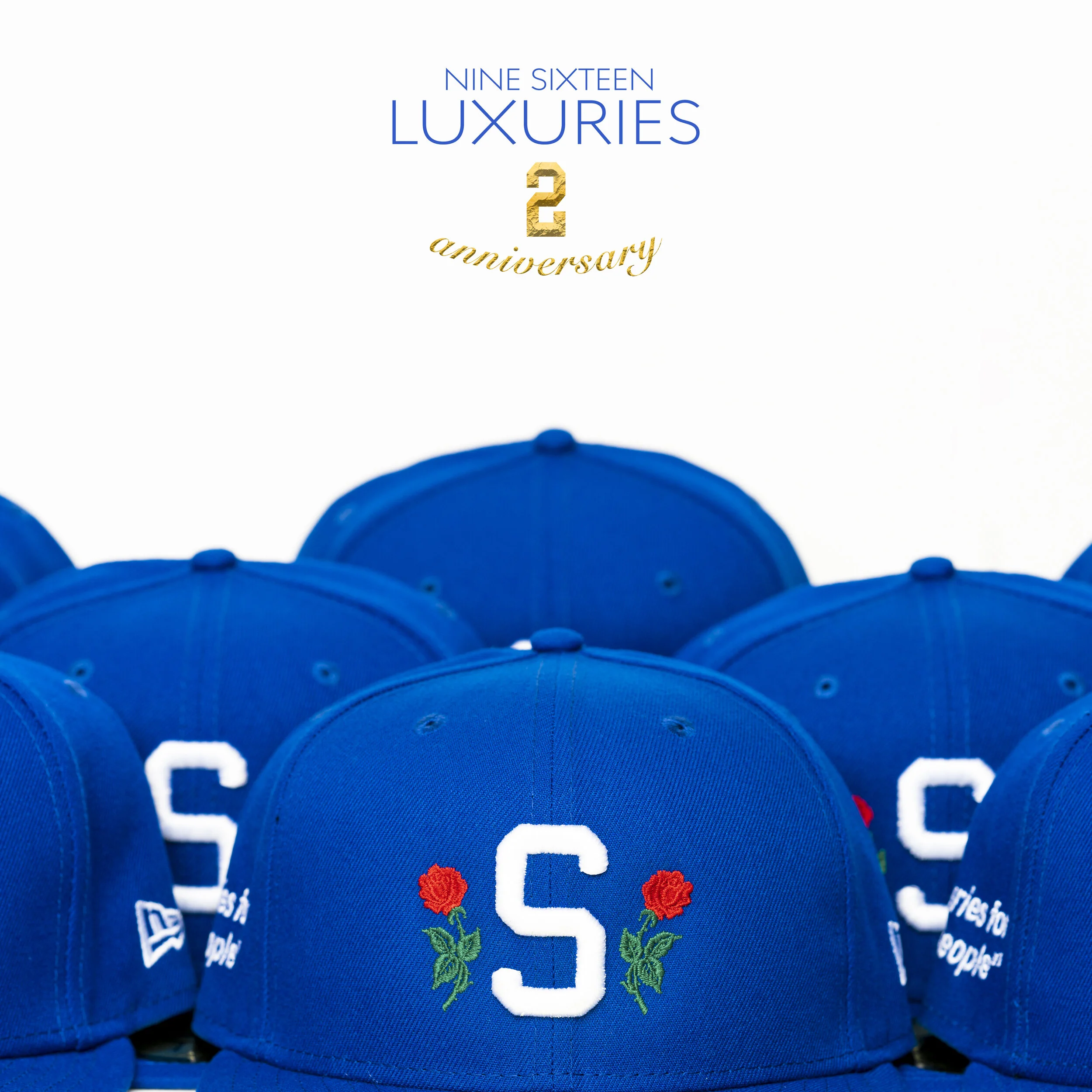 The 2nd Anniversary Edition Royal Blue Icon Fitted Hat