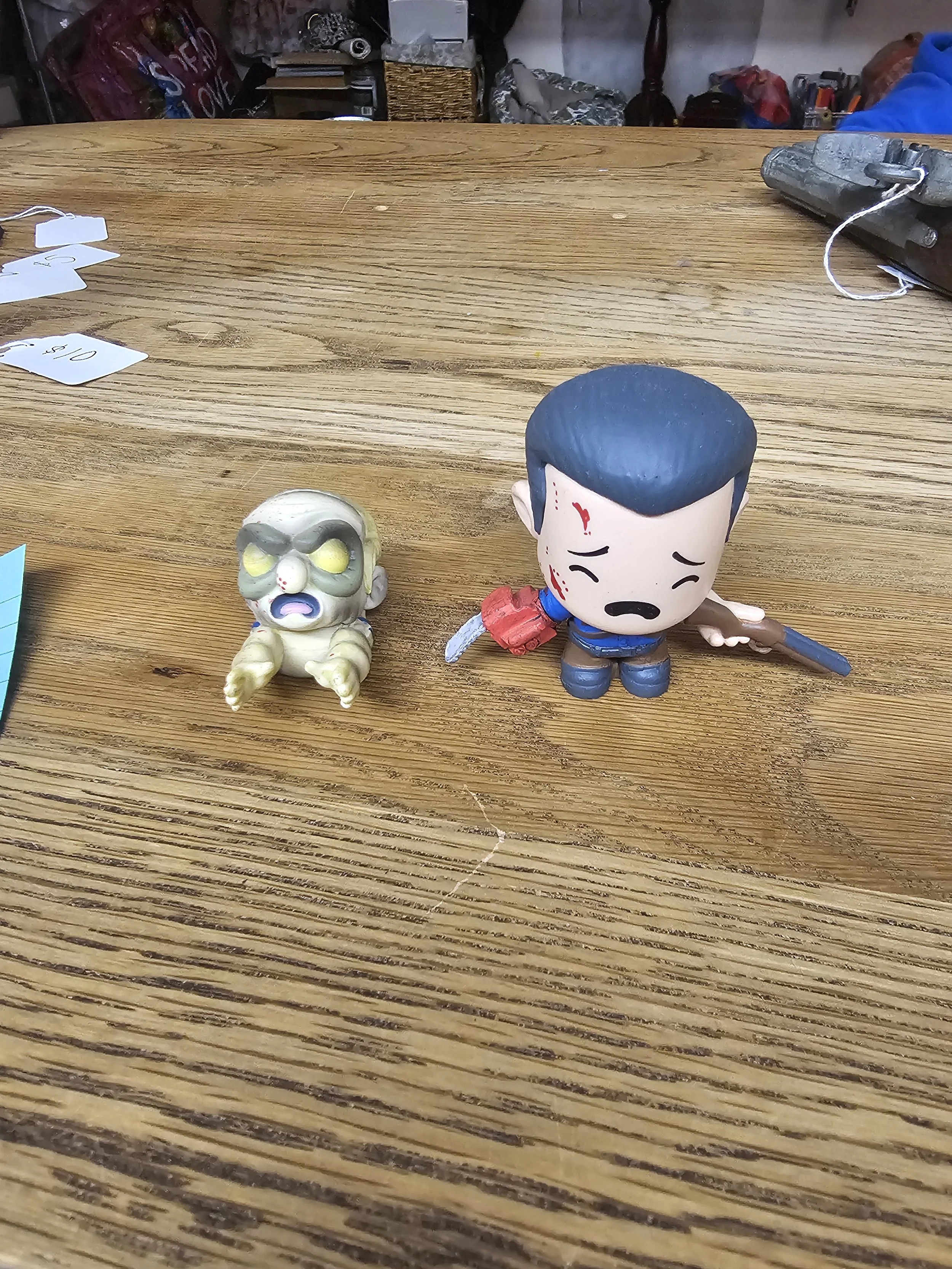 Ash and Deadite Chibi Figures from a LOOTCRATE
