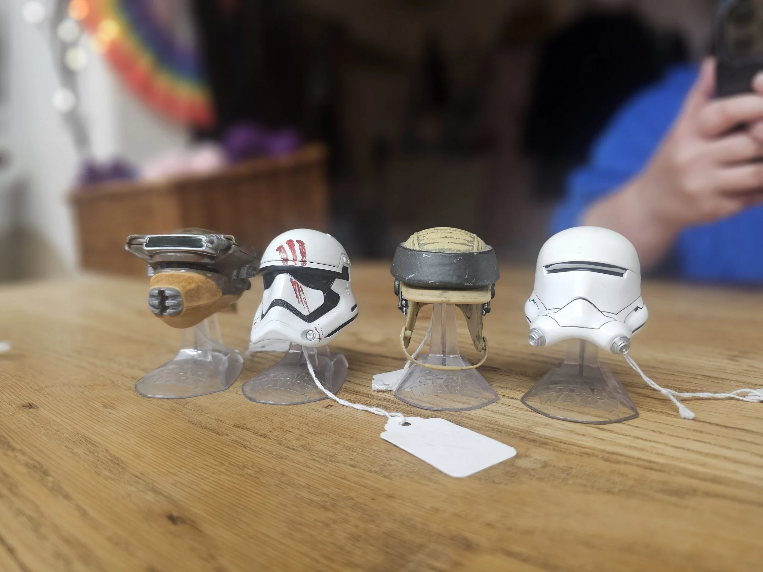 Boush, Finn, Rebel Commando and First Order Snowtrooper from Star Wars DIE CAST by HASBRO