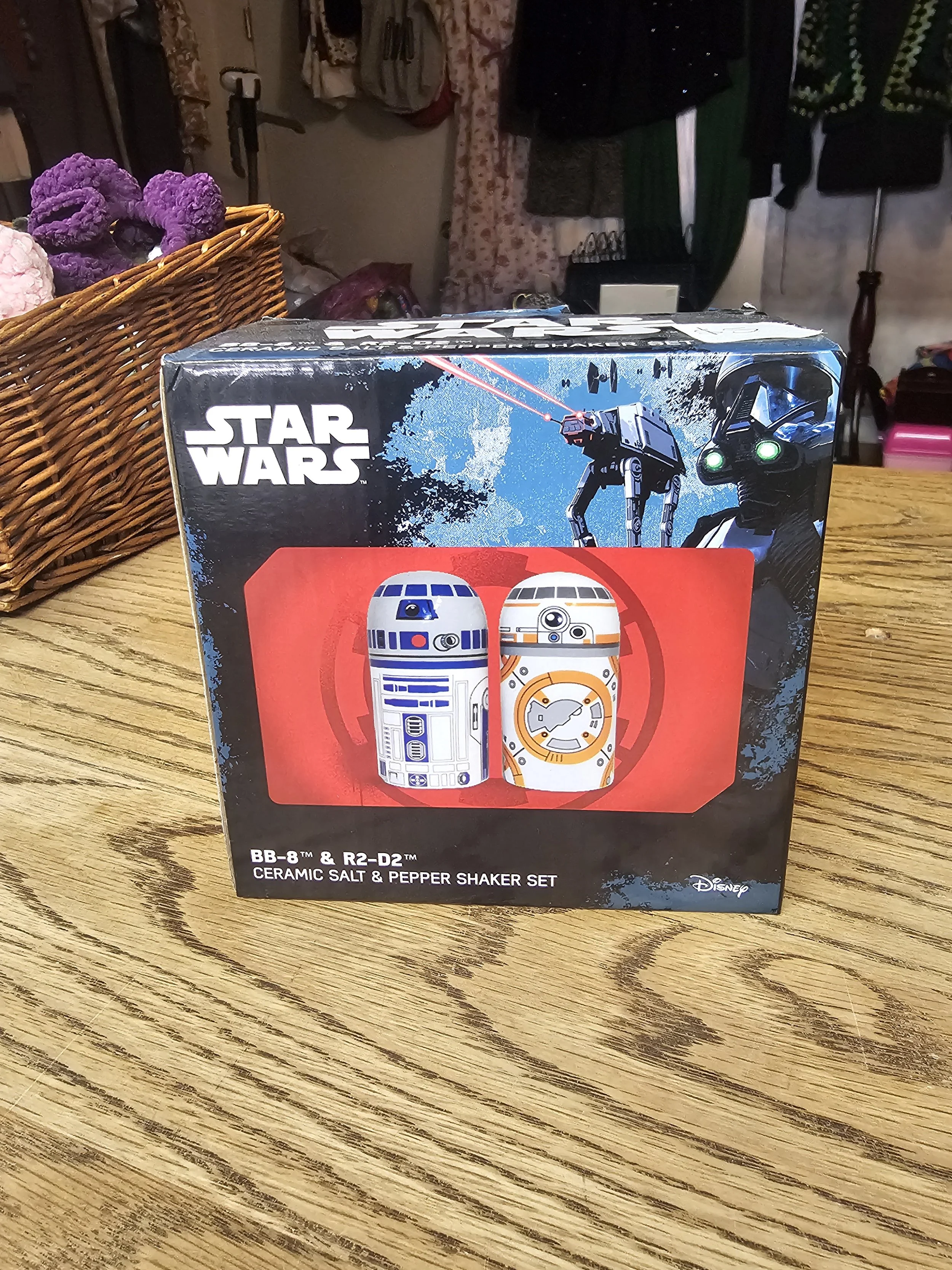 R2D2 and BB-8 Salt and Pepper Shakers.