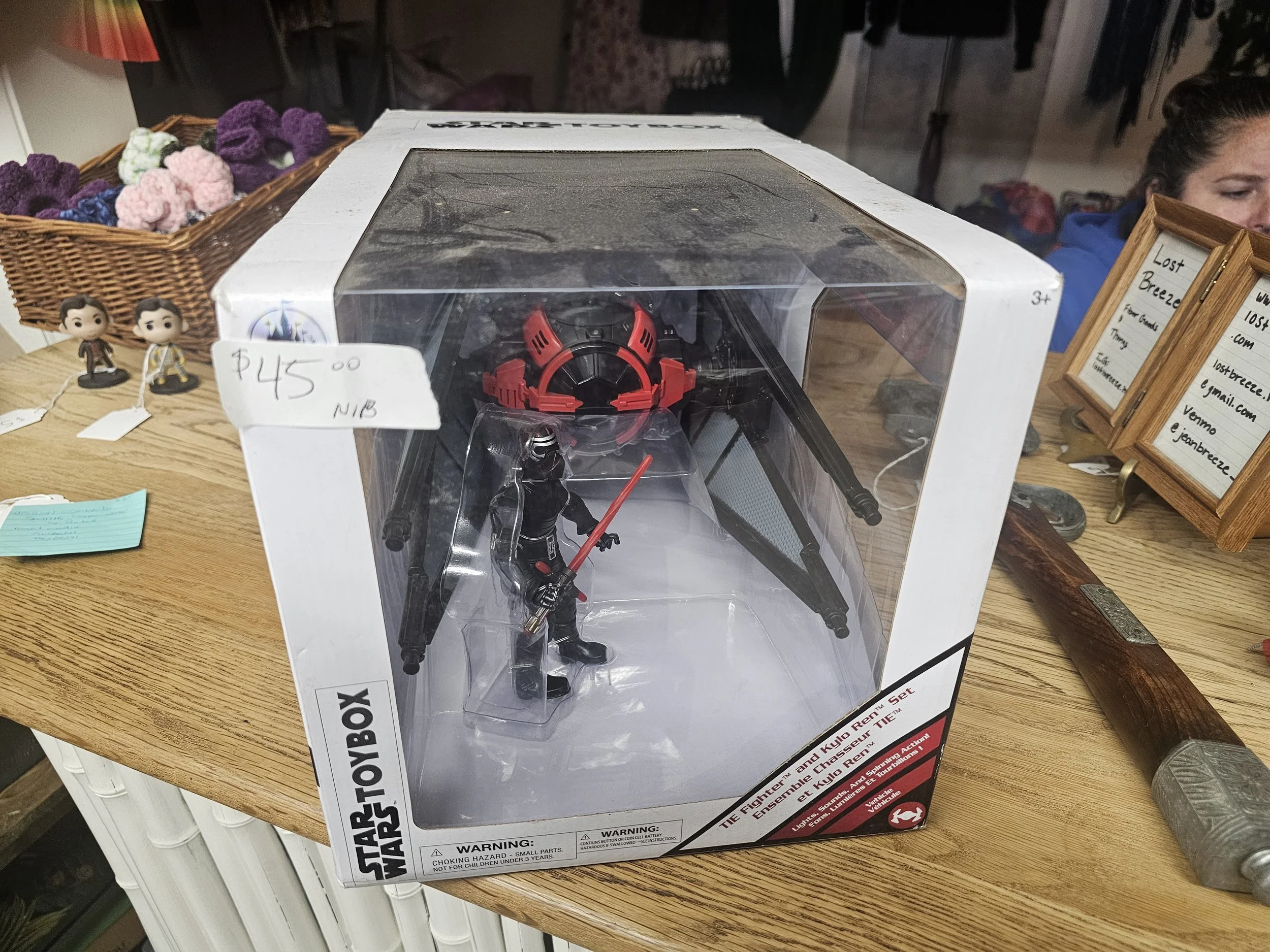 Kylo Ren Action figure with Tie Fighter TOYBOX by DISNEY