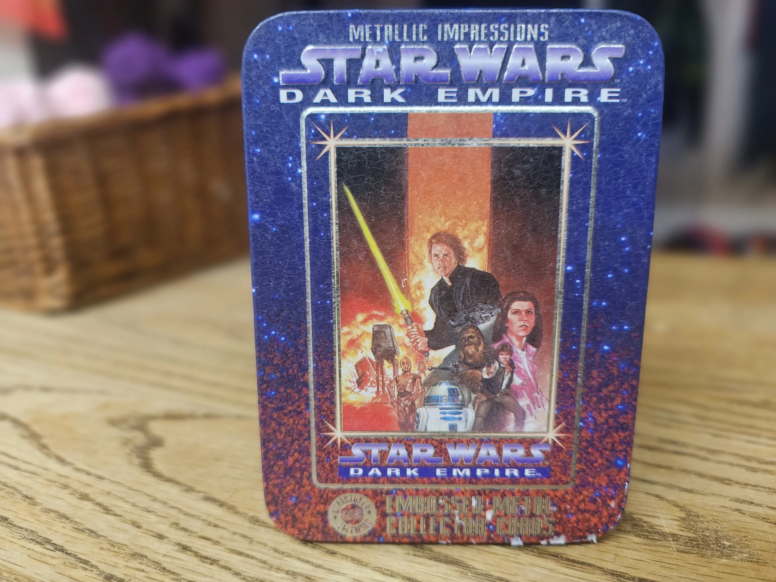Dark Empire Cover Metal Cards from Star Wars Dark Empire comic, by METALLIC IMPRESSION 94 or 96