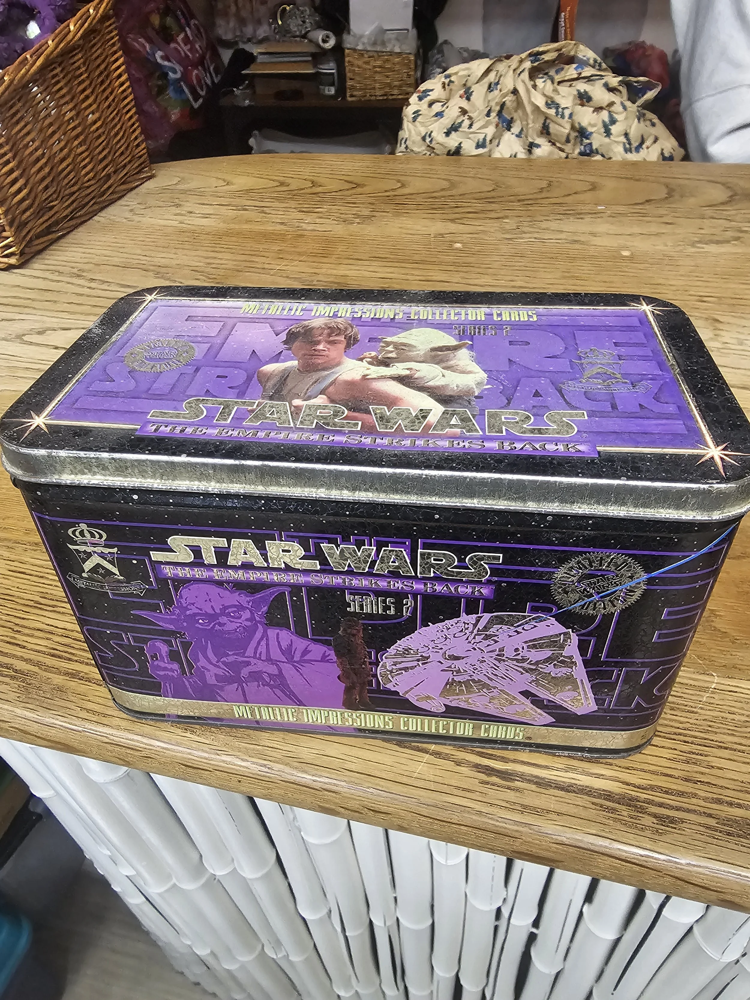 Star Wars Metal Cards and Tin from METALLIC IMPRESSIONS (1994)