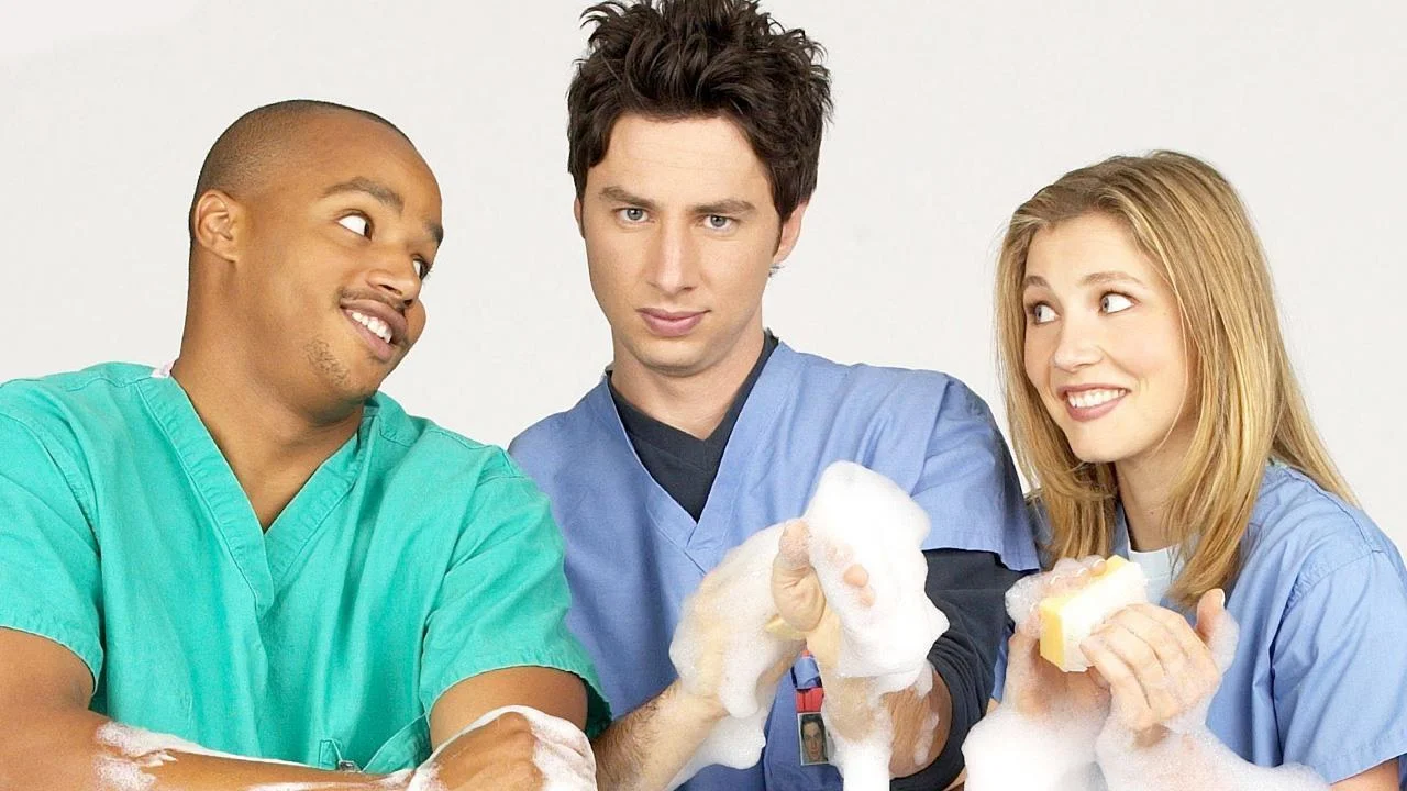 Medicine is often dramatised, leaving out many of the challenges of the profession (Image: Scrubs, Disney-ABC)