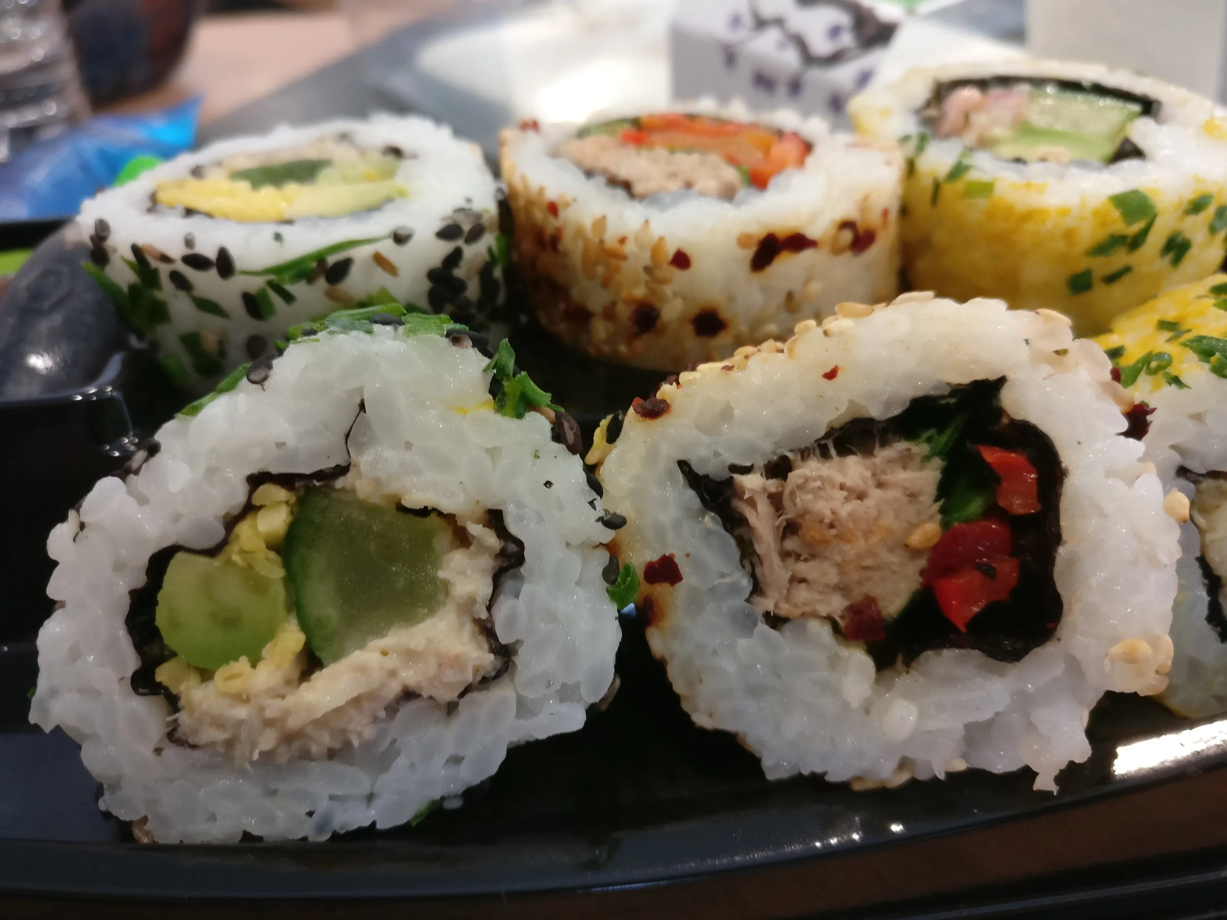 Delicious Marks & Spencer sushi
