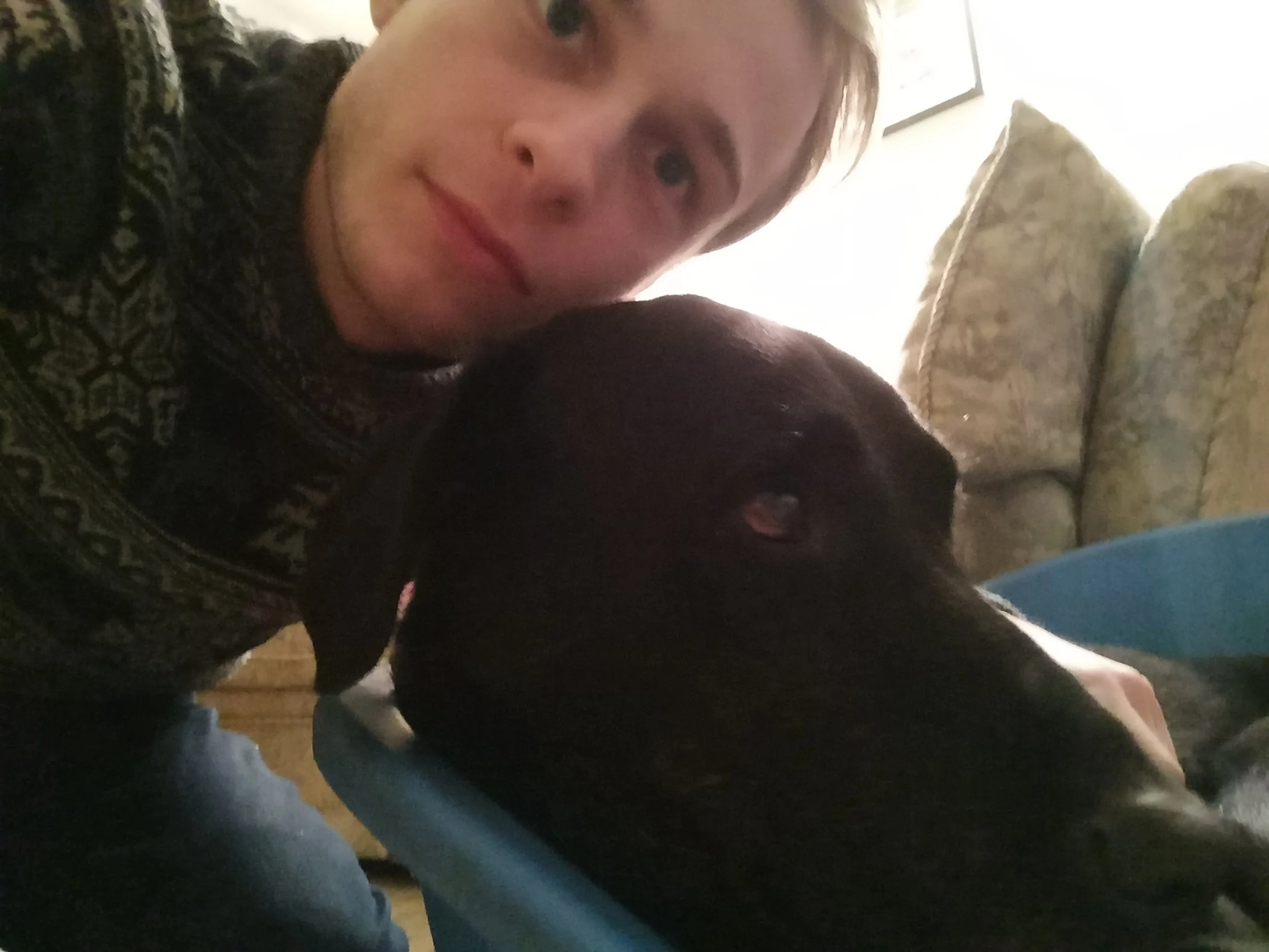 This isn't the candidate, this is my dog, he doesn't like having his picture taken