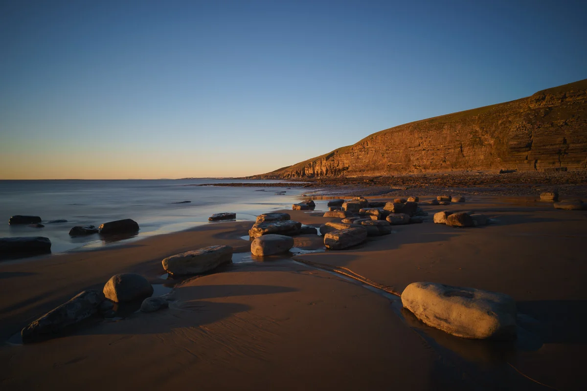 The boulders and cliffs of Southerdown beach