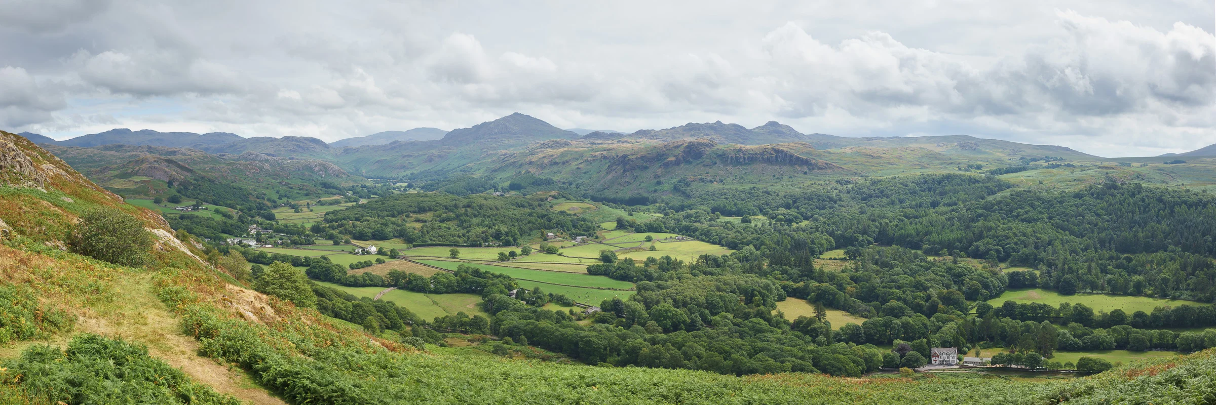 Panorama Of Eskdale