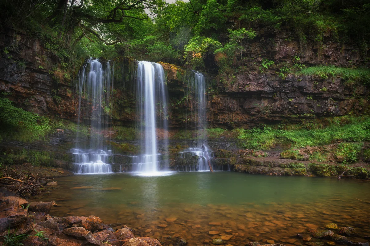 Sgwd yr Eira - probably the most famous waterfall of the Brecon Beacons