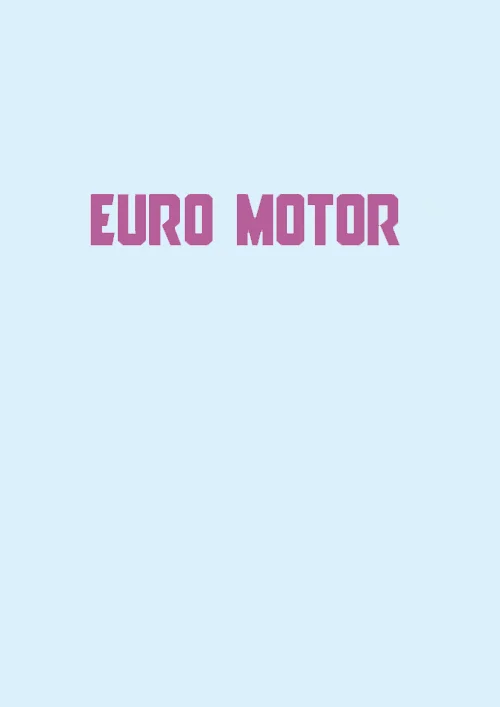 EURO MOTOR Feature film written by Filip Markiewicz