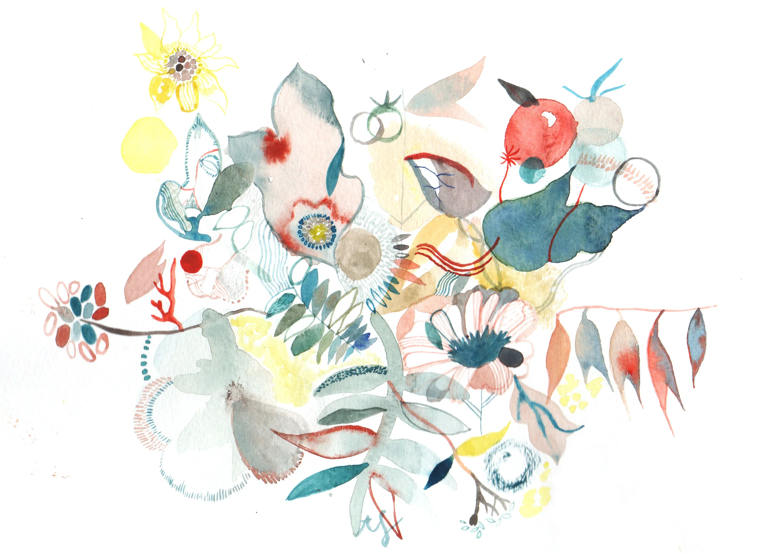 "Late Summer" Watercolour on Paper, 2013