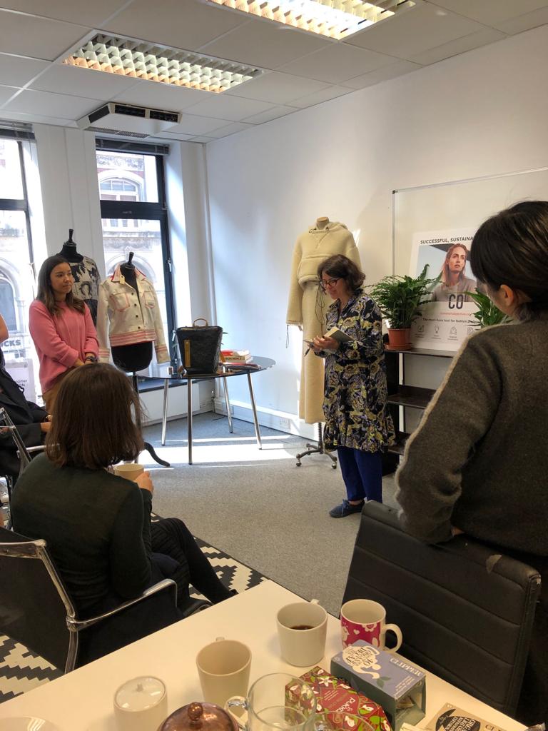 Fashion Open Studio Curator, Tamsin Blanchard, presenting the schedule for designer workshops and talks for 2019.