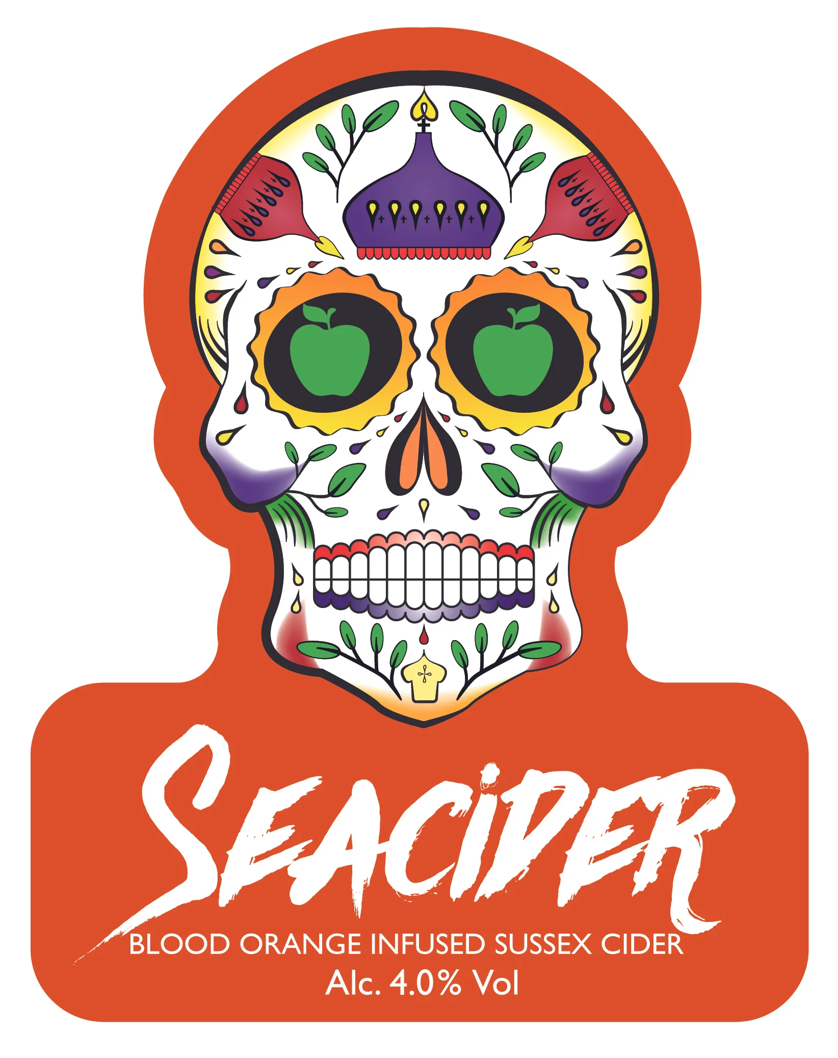 SeaCider Blood Orange English Sussex Still Craft Cider