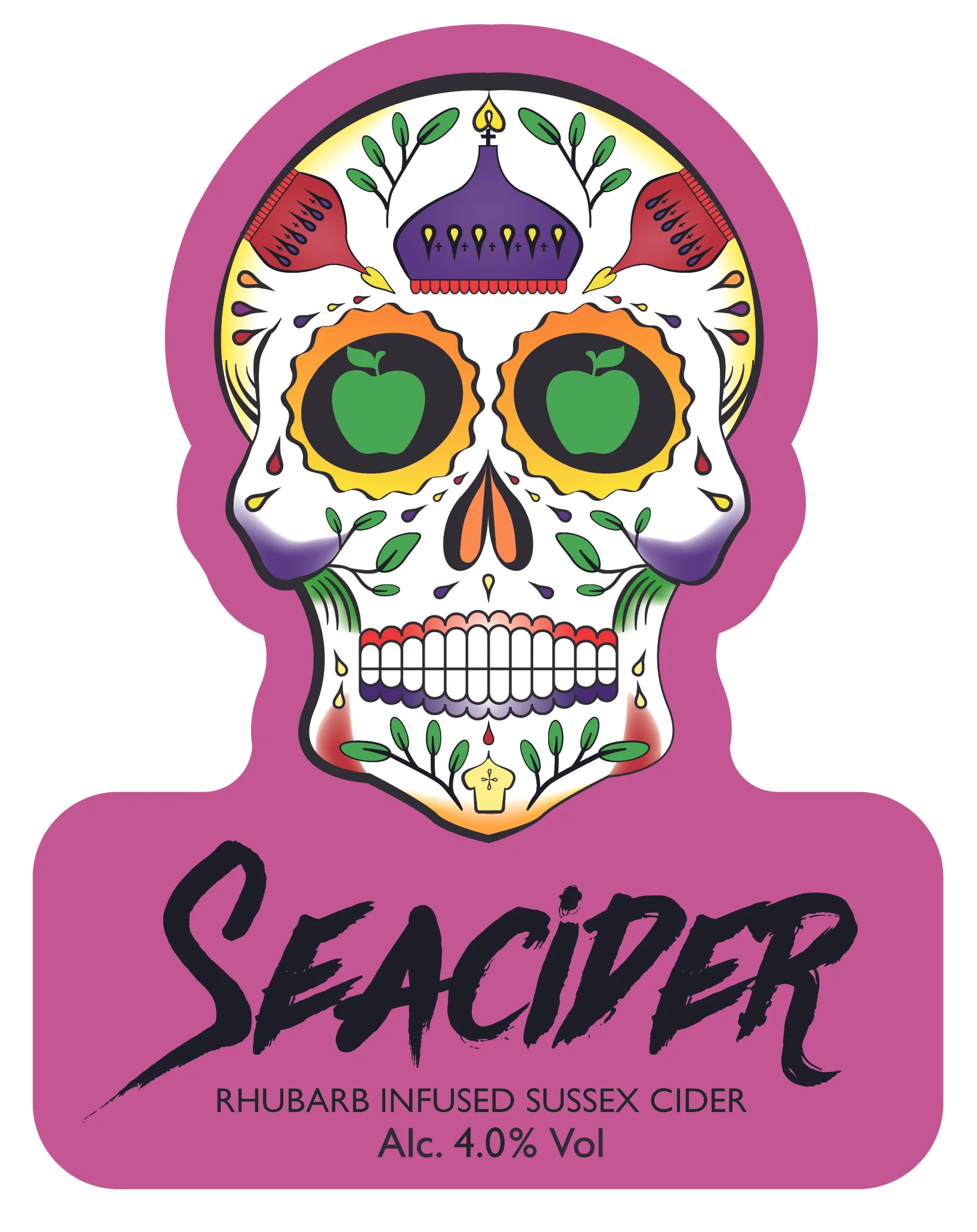 Copy of SeaCider Rhubarb English Sussex Craft Cider