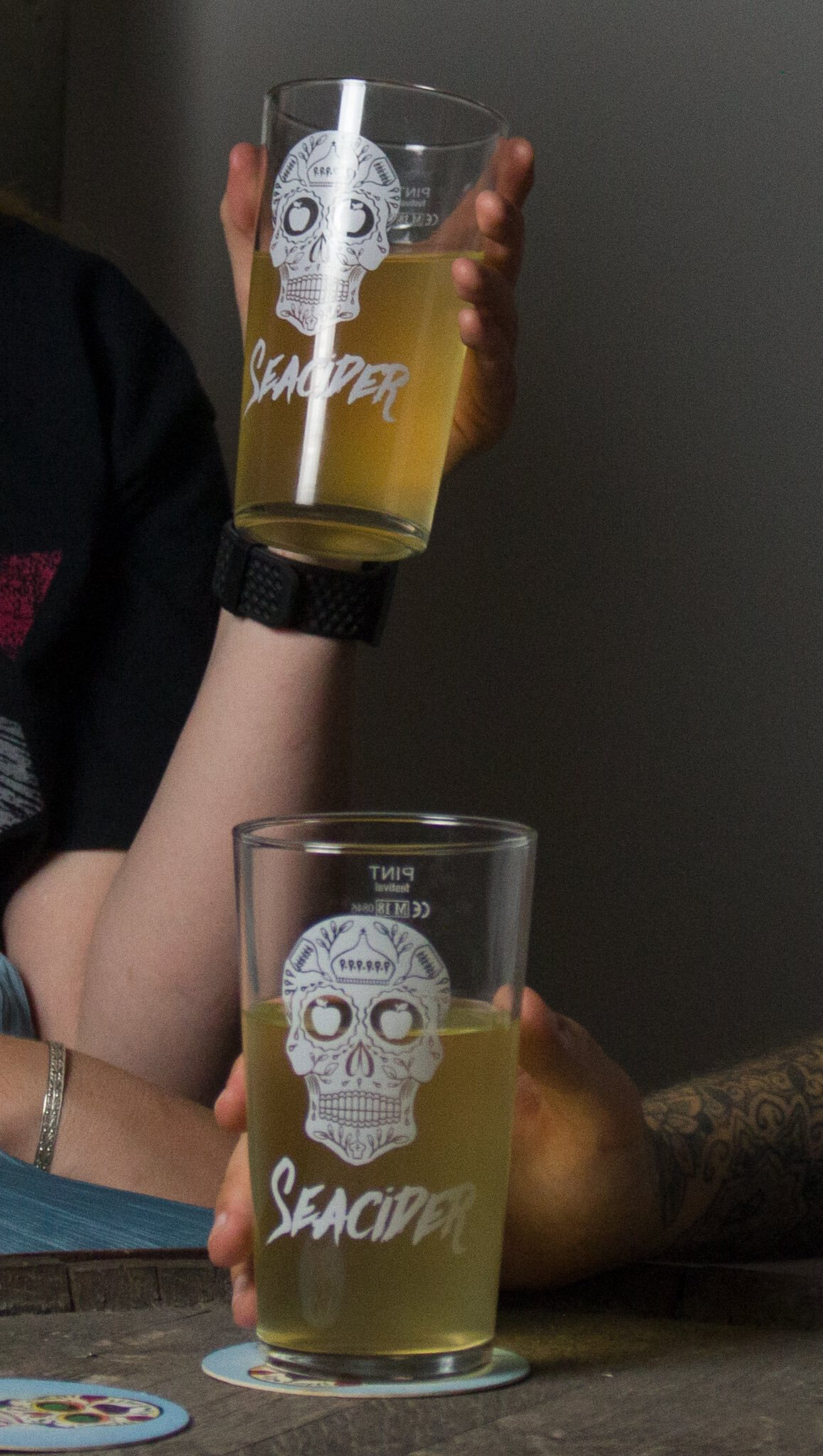 2 SeaCider Pint Glasses
