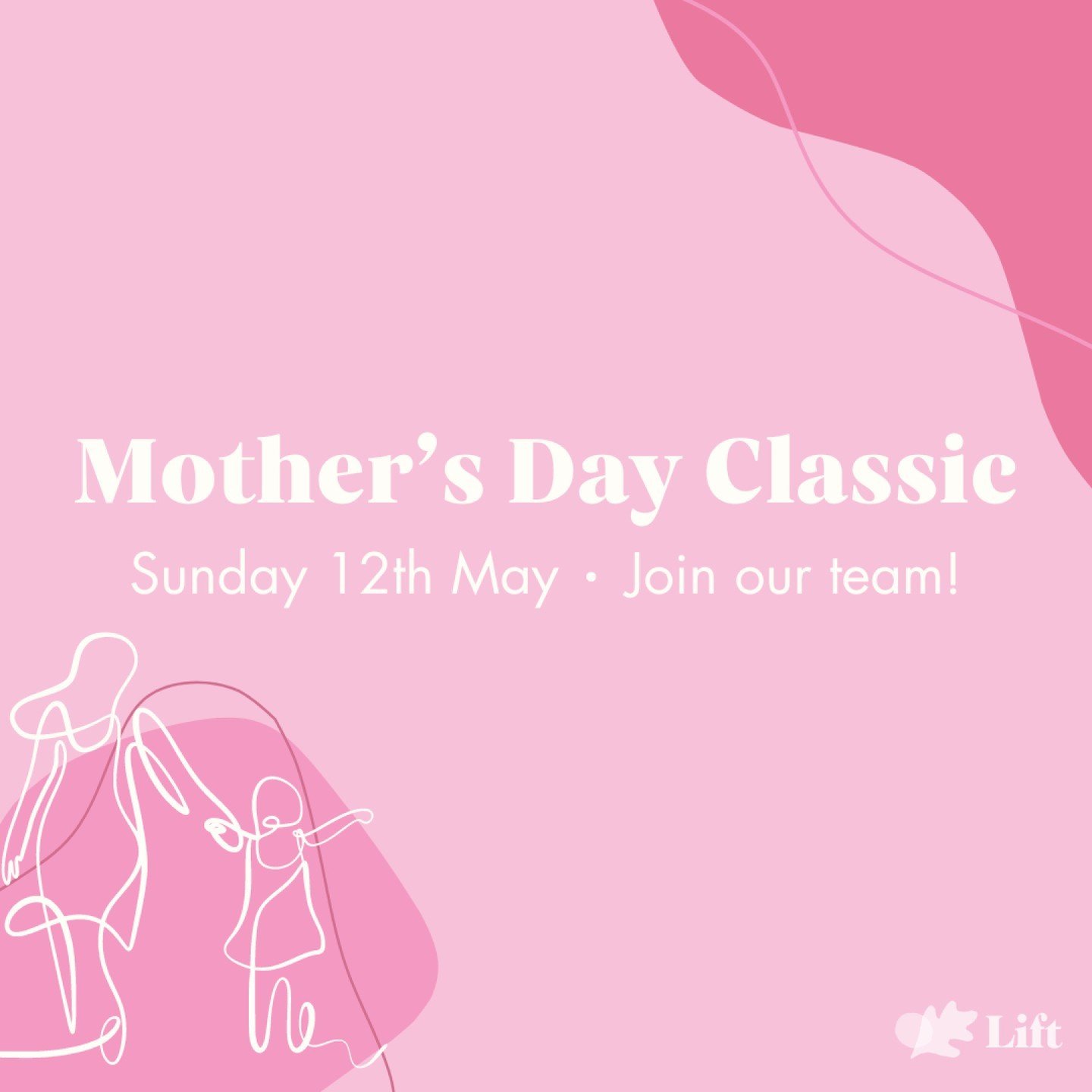 This Sunday the 12th of May, the Lift Cancer Care Services team will be participating in the Mother&rsquo;s Day Classic. 

Community plays a huge role in what we do at Lift, and it&rsquo;s all the better to be able to participate as a team in support
