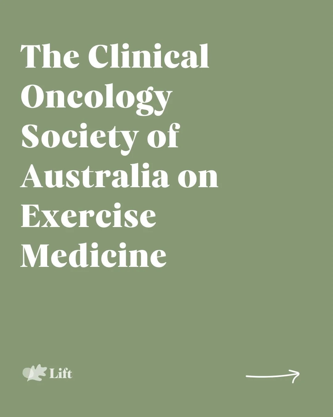 The Clinical Oncology Society of Australia has a formal position statement outlining how Exercise Medicine should be integrated and prescribed across the cancer journey from diagnosis onwards.

Swipe through to read the 5 key recommendations and why 