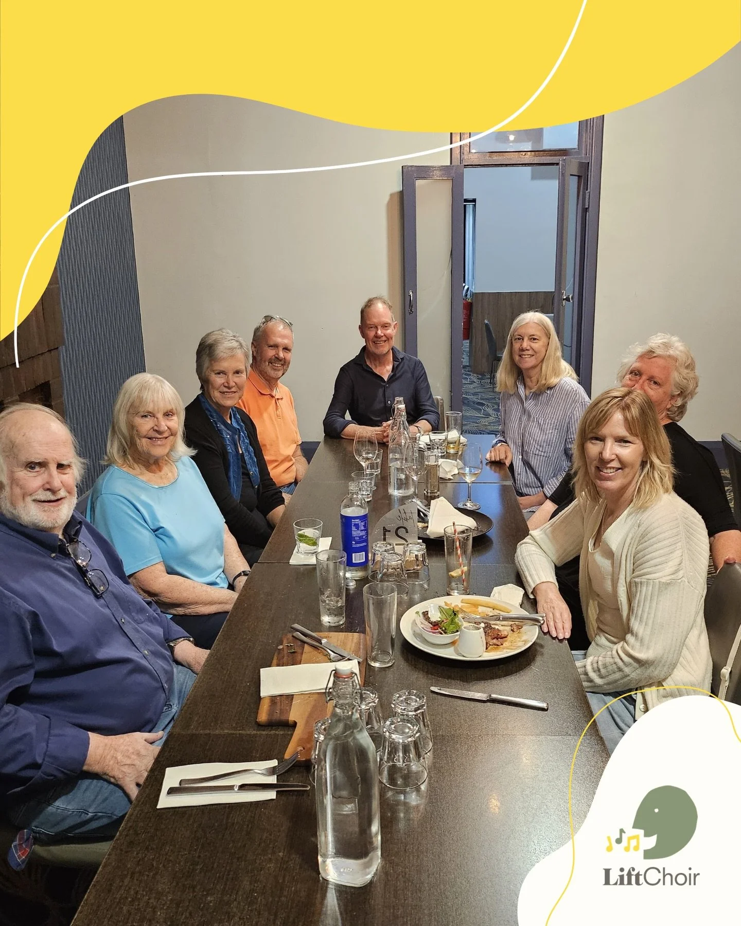 The Lift Cancer Choir is about so much more than singing together. Our members regularly enjoy social activities, including relaxed get-togethers where we share a meal, have a few laughs, and spend time getting to know one another better. It&rsquo;s 