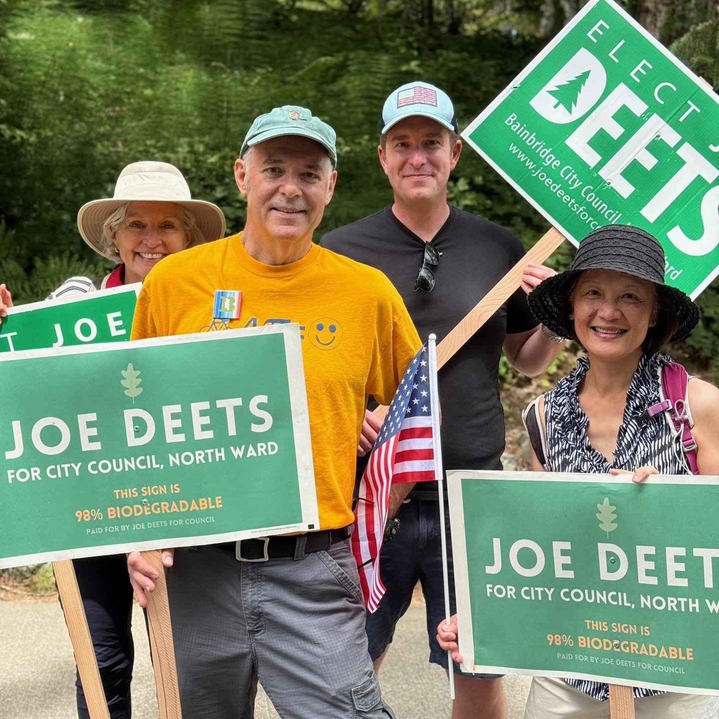 Had a great time at the parade today. Great to see so many constituents! (Sponsored by Joe Deets for Council)