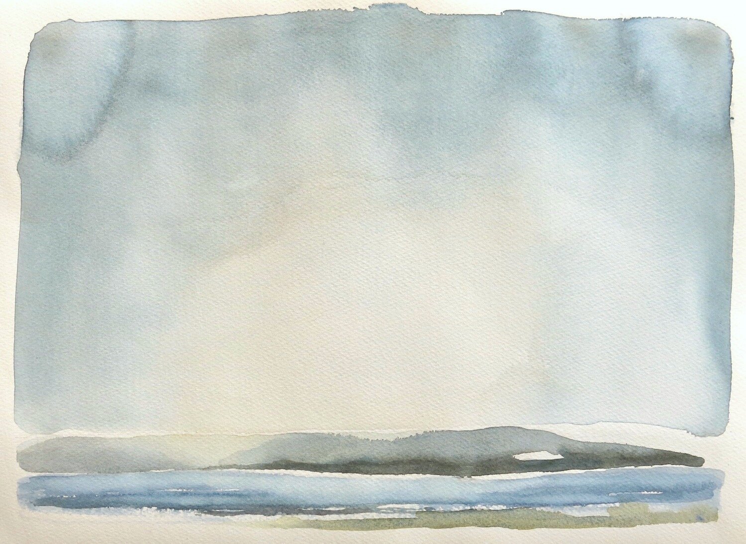 new day Iona I - watercolour - 28 x 38 cm SOLD