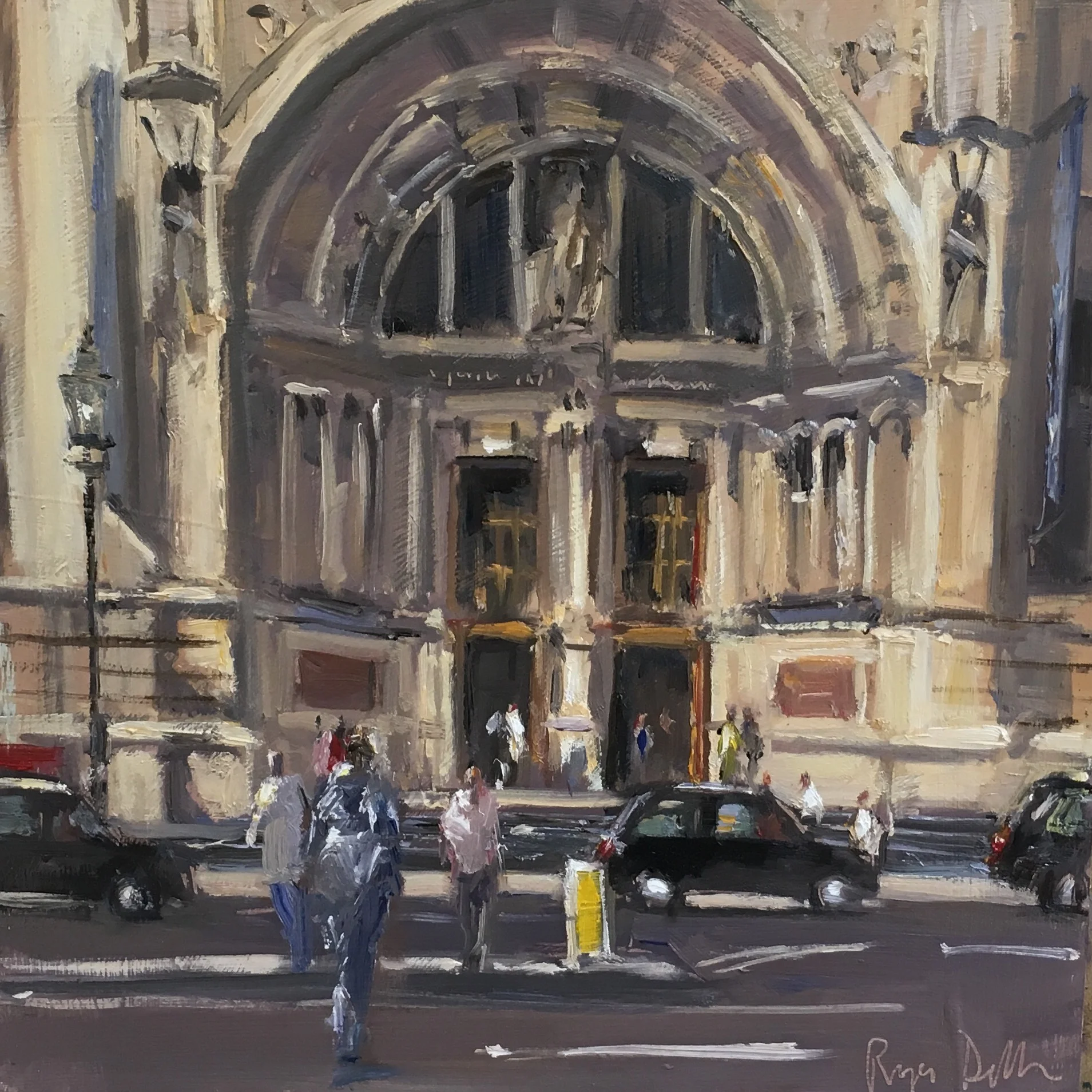 The V&A 12x12 Oil on board