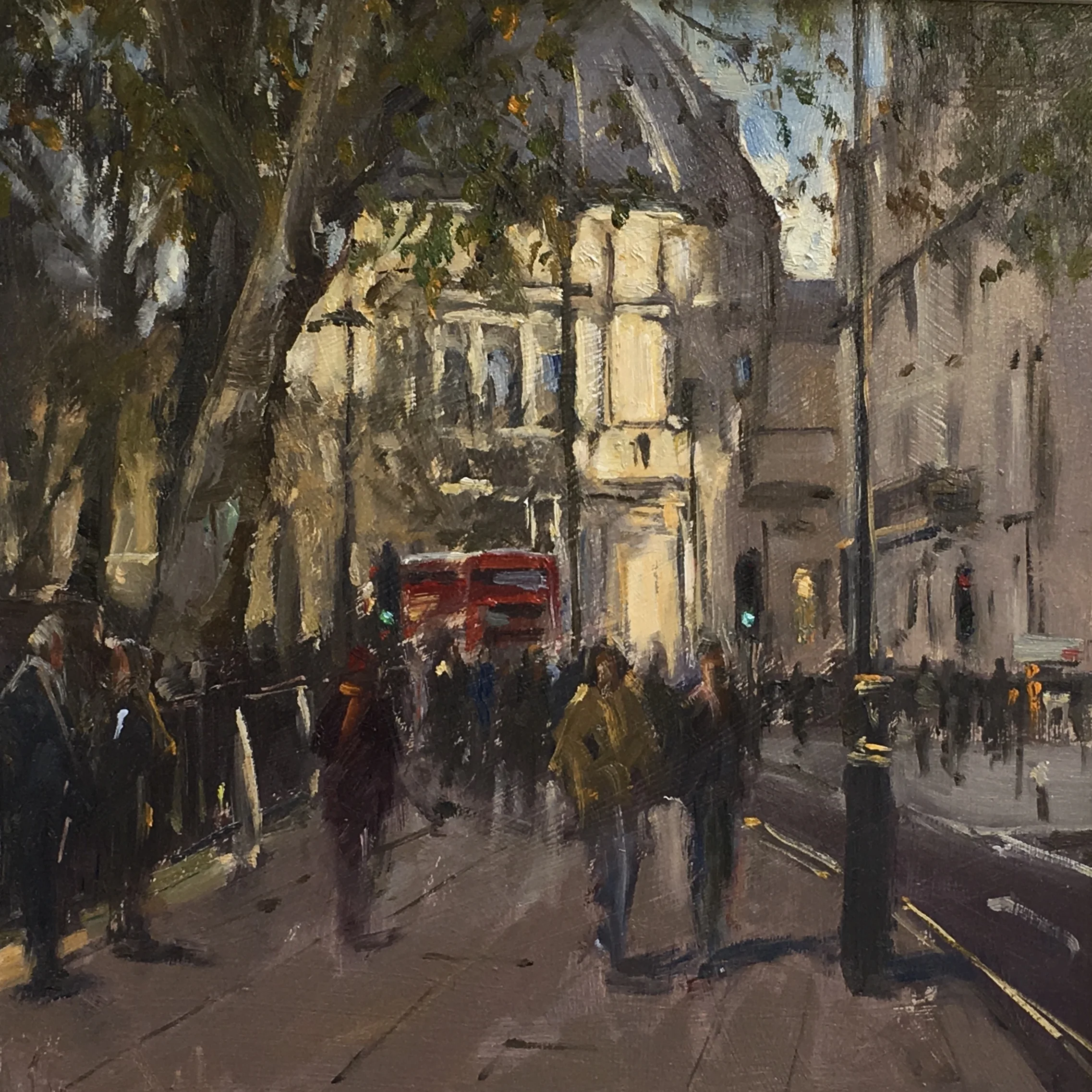 Parliament Sq 12x12 Oil on board