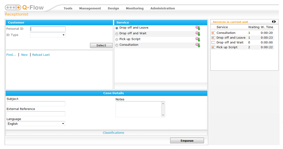 ACF Customer Flow Management