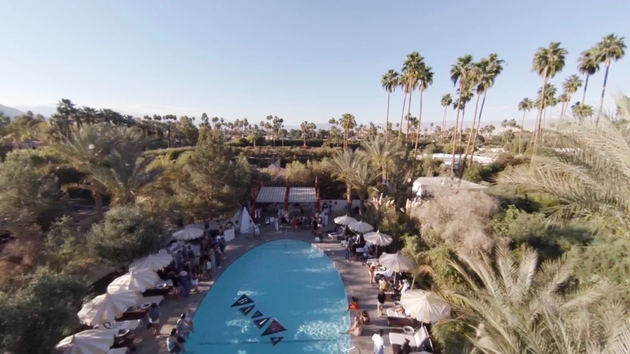 Pre Coachella Flight
An aerial shot from a video I’m directing for Harper’s Bazaar, by my DP Evan Burgher, on location at the Parker Palm Springs. The set up for this shot was a hexacopter and GoPro HERO3.