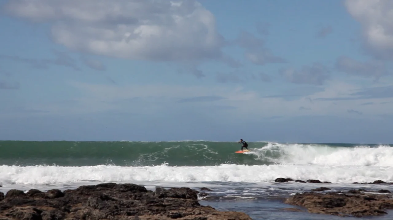 Here’s a screenshot of me fulfilling my long time dream of surfing the world famous Supertubes break in Jeffrey’s Bay, South Africa :)
