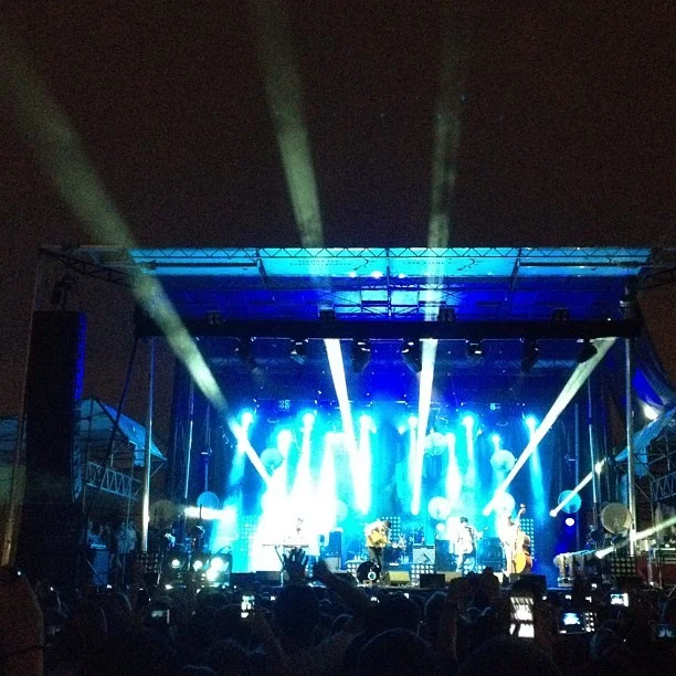Mumford and Sons, one of the best shows I have ever experienced. I danced and sang at the top of my lungs all night long. (Taken with Instagram )